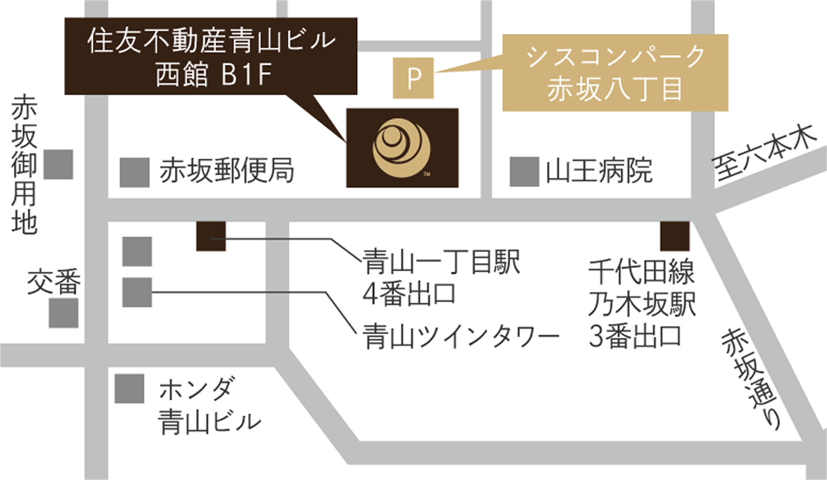 赤坂アクセスマップ