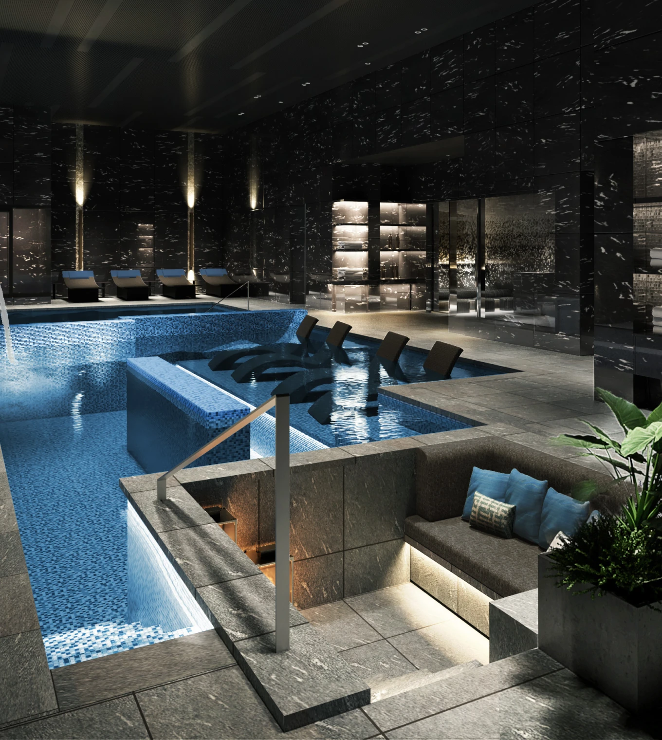 温浴プール完成予想図